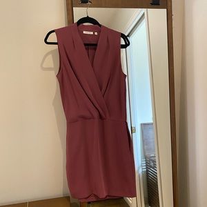 Aritzia Babaton Phoenix Dress, size 6, rose